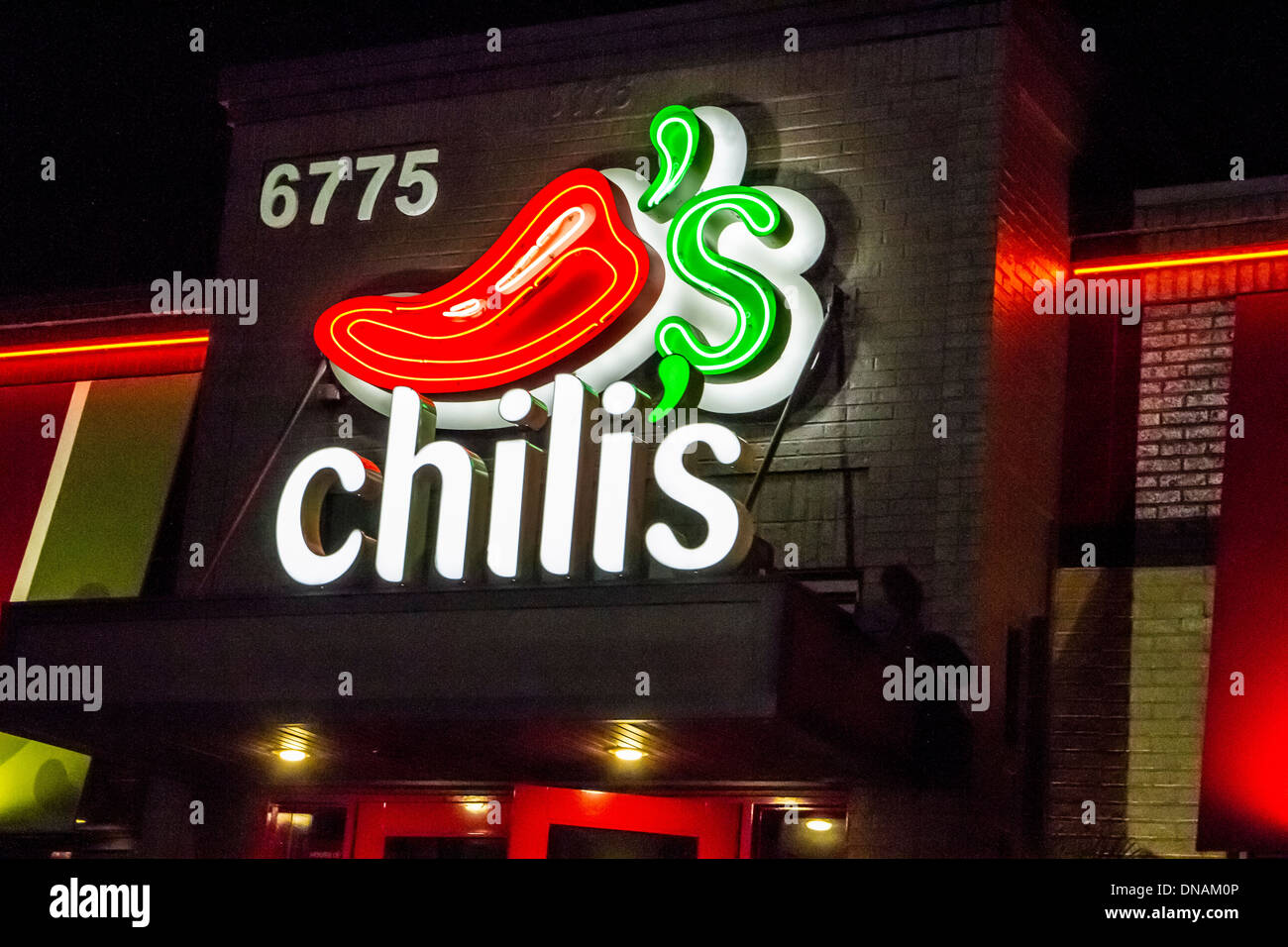 Un ristorante Chili's in West Hills California Foto Stock