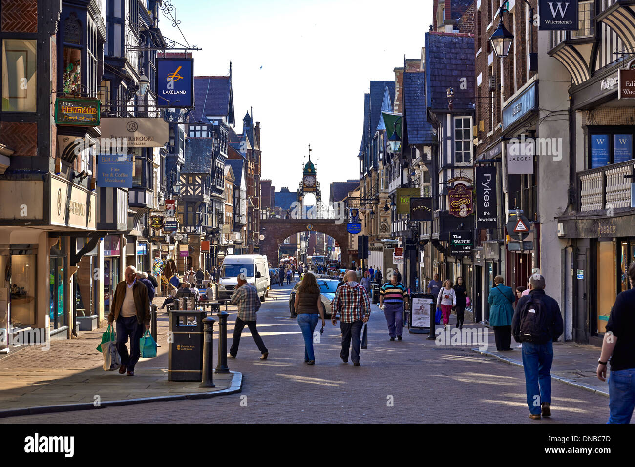 Chester City Nord Ovest Inghilterra Foto Stock