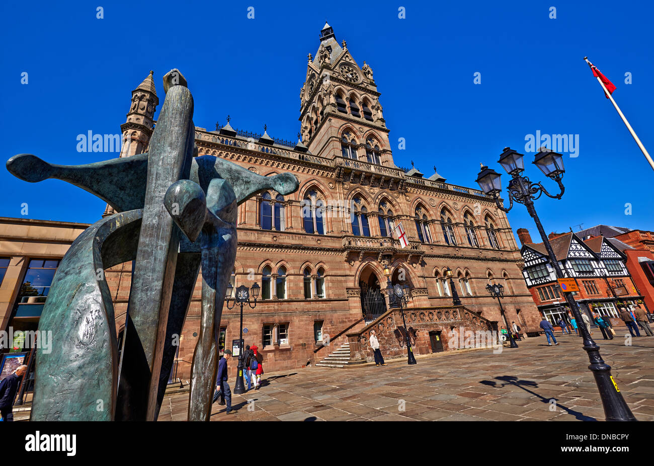 Chester City Nord Ovest Inghilterra Foto Stock