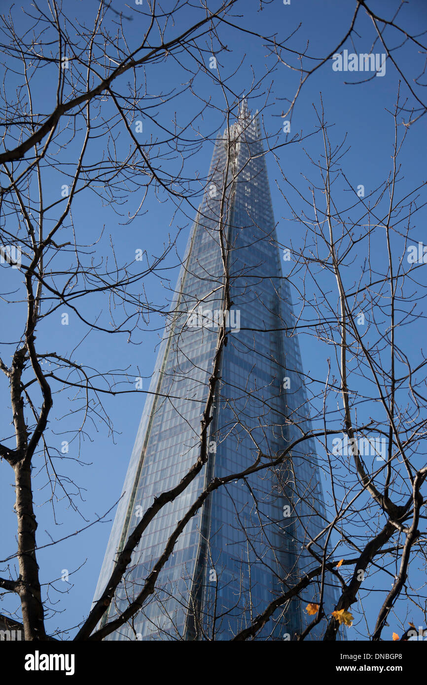 La shard in autunno Londra Foto Stock