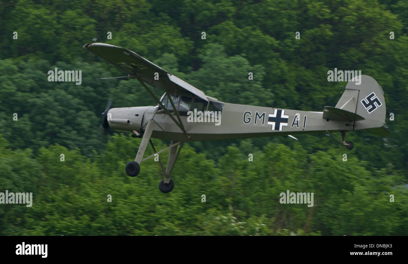 Fieseler Fi 156 Nazi WW2 aeromobile Foto Stock