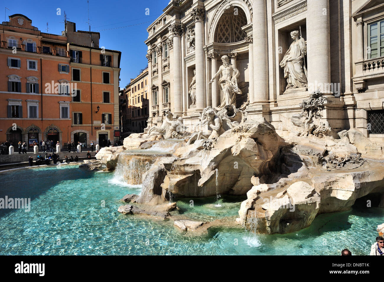 Fontana di Trevi, Roma, Italia. Foto Stock