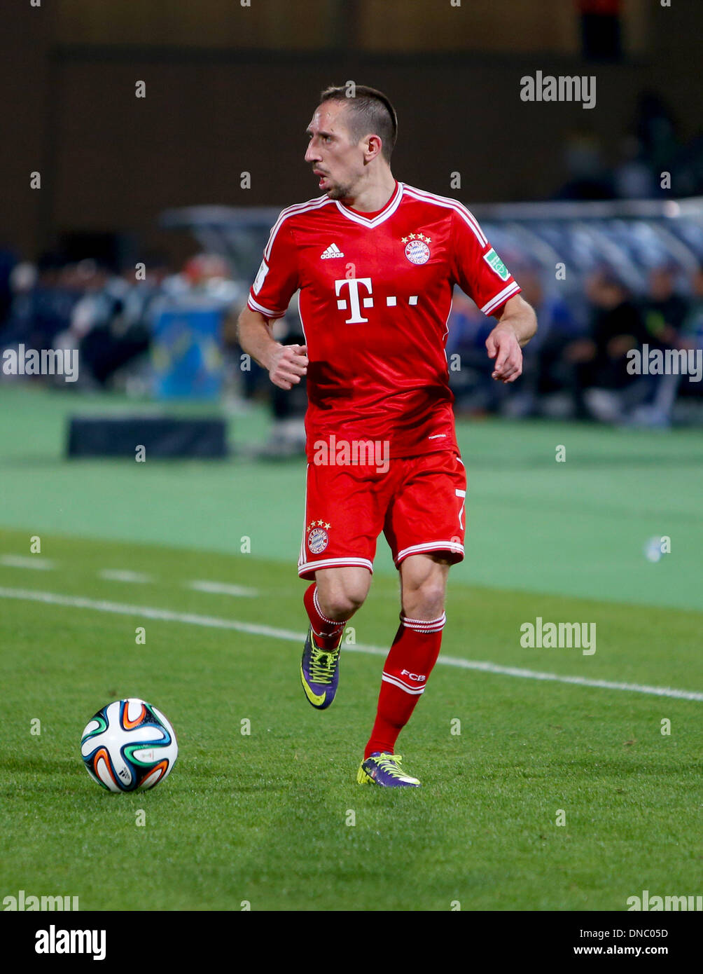 Marrakech , Marocco. Xxi Dec, 2013. Frank Ribéry durante il FIFA Club World Cup gioco finale tra Bayern Monaco e Raja Casablanca da Marrakech Stadium. Credito: Azione Sport Plus/Alamy Live News Foto Stock