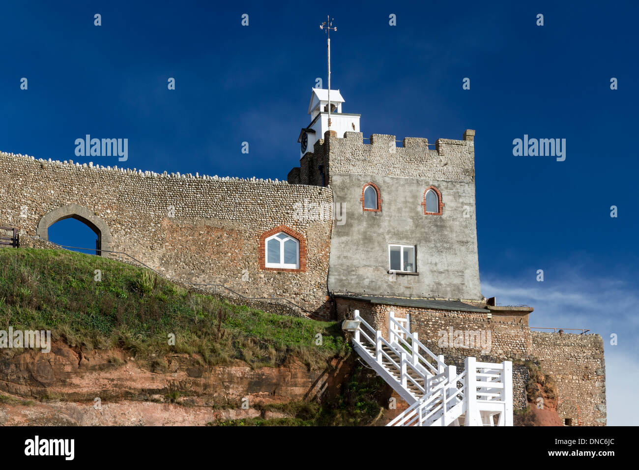 Connaught giardini e la scala di Giacobbe a Sidmouth Devon England Regno Unito Europa Foto Stock