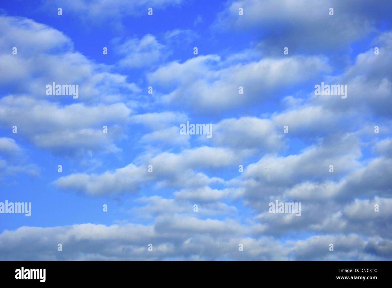 Intenso blu cloudscape Foto Stock