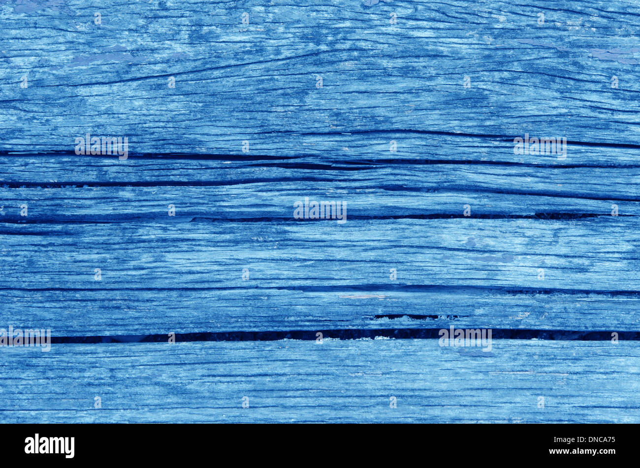 Chiudere fino in legno antico , sfondo blu texture di legno Foto Stock