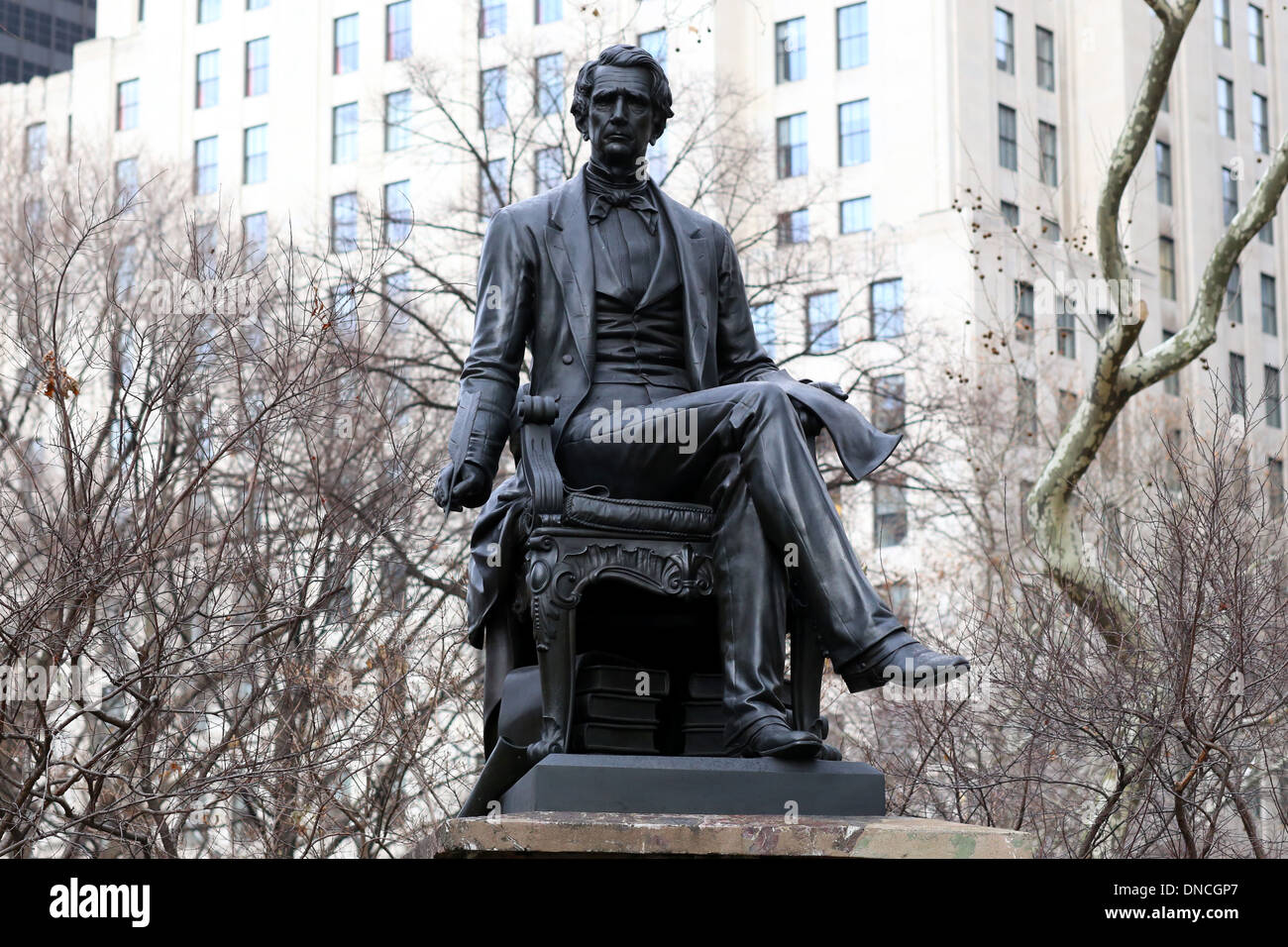 Statua di William Seward Foto Stock