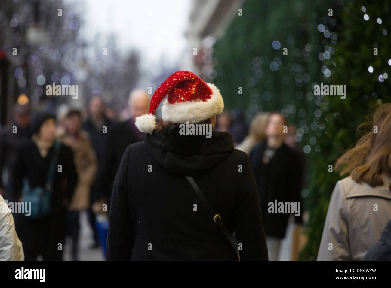Pre natale vendite oxford street Londra Christmas Foto Stock