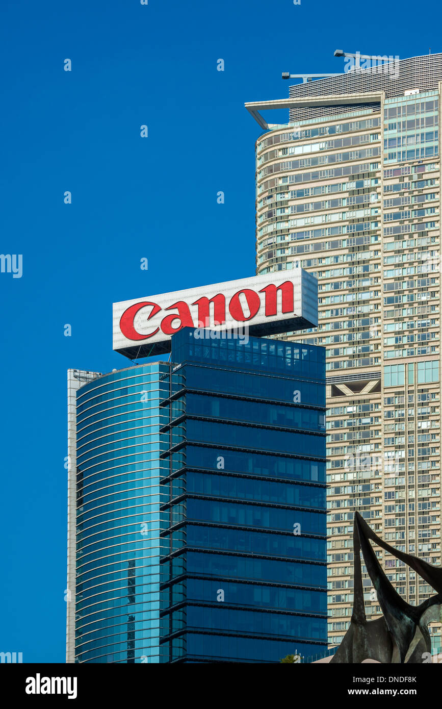 Canon Edificio, Tsim Sha Tsui, Kowloon Hong Kong Foto Stock