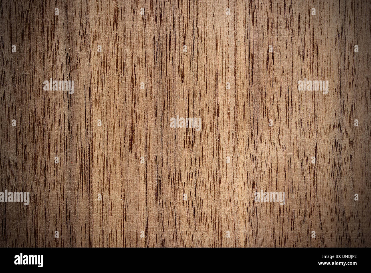 Piano in legno di noce americano (Juglans nigra) - linee verticali Foto Stock