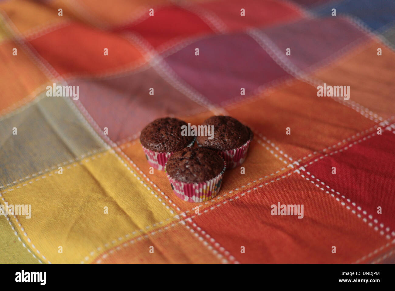 Brownie morsi Foto Stock