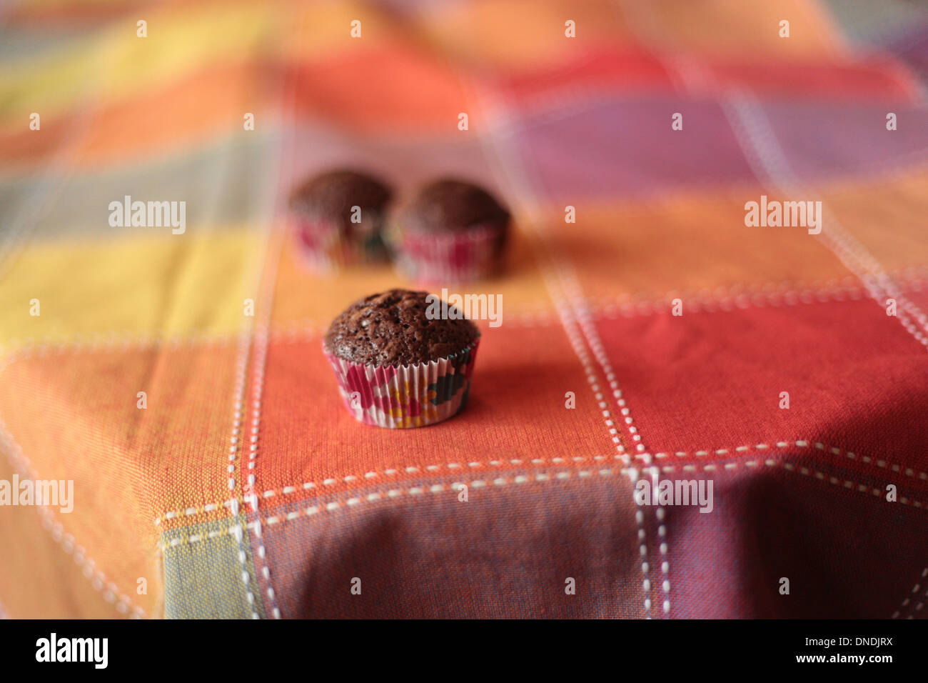 Brownie morsi Foto Stock