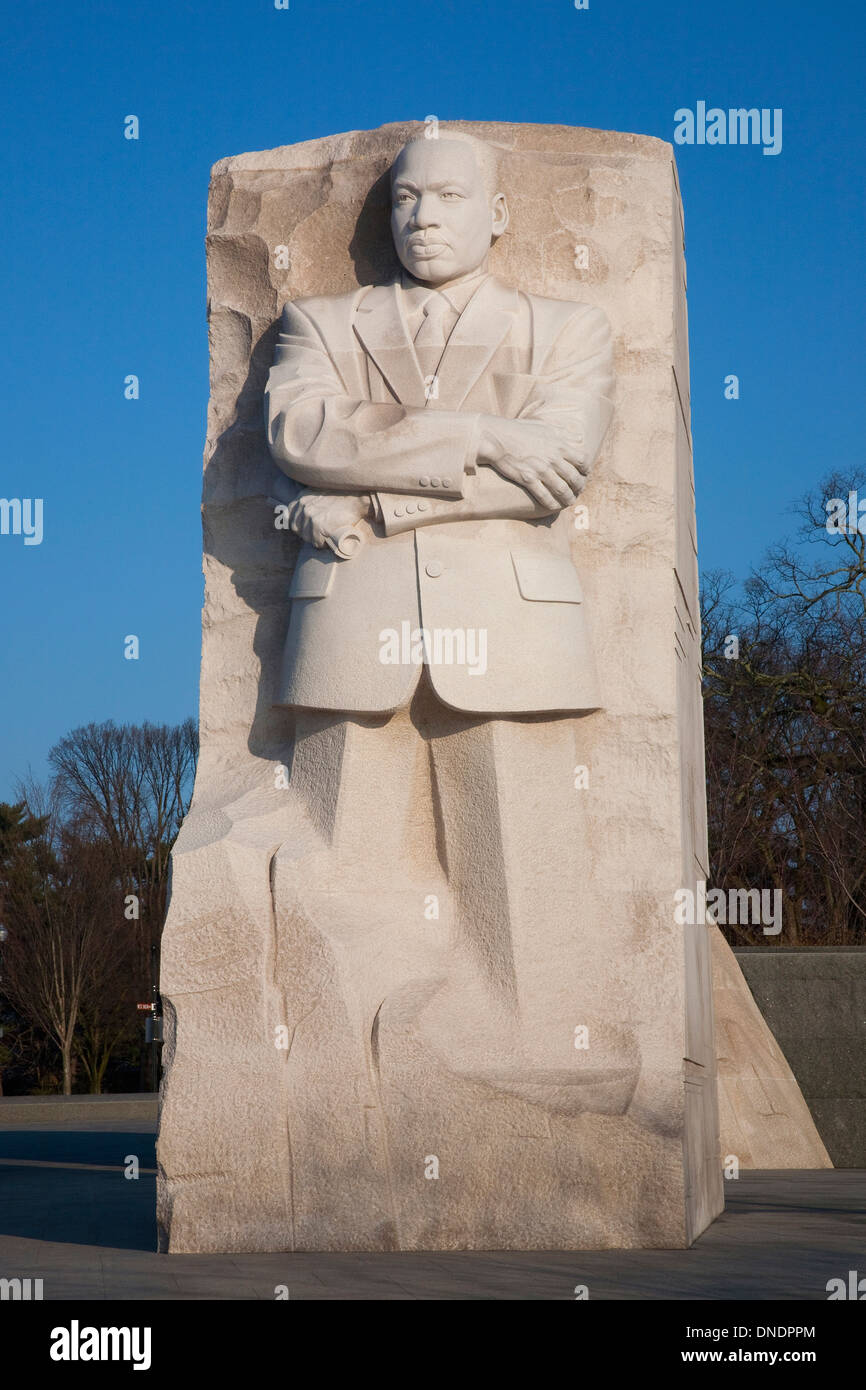 Il Martin Luther King Jr. Memorial, un monumento al leader dei diritti civili. Situato a Washington D.C., il memoriale è il 395 Foto Stock
