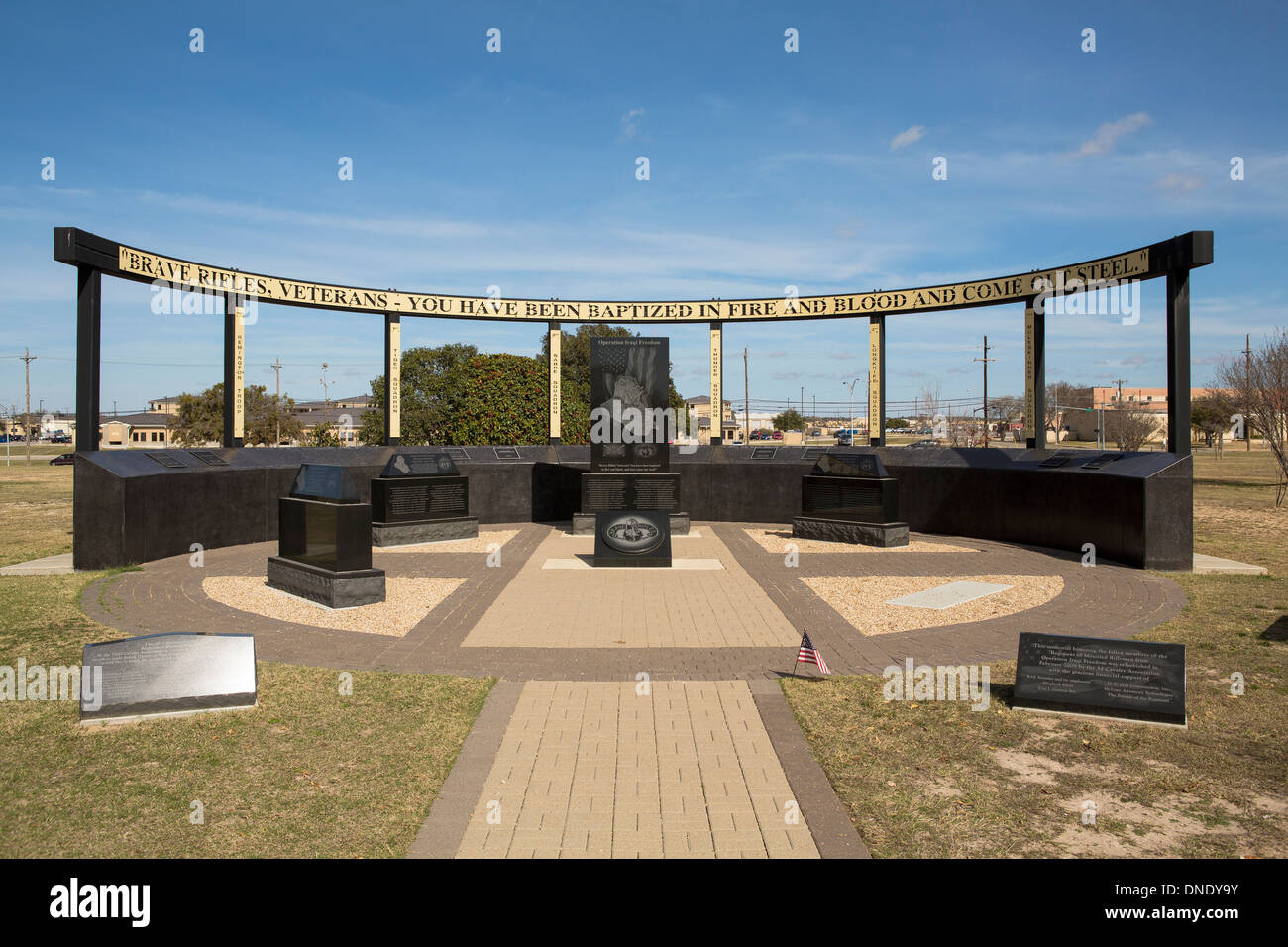 1a divisione di cavalleria museo, Ft cofano, Texas Foto Stock