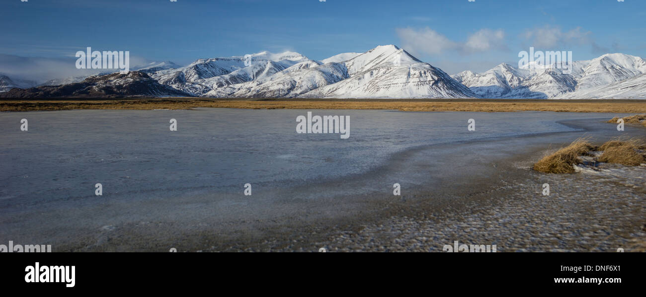 Europa EYRARHORN ISLANDA viaggio ghiacciaio Vatnajokull Foto Stock