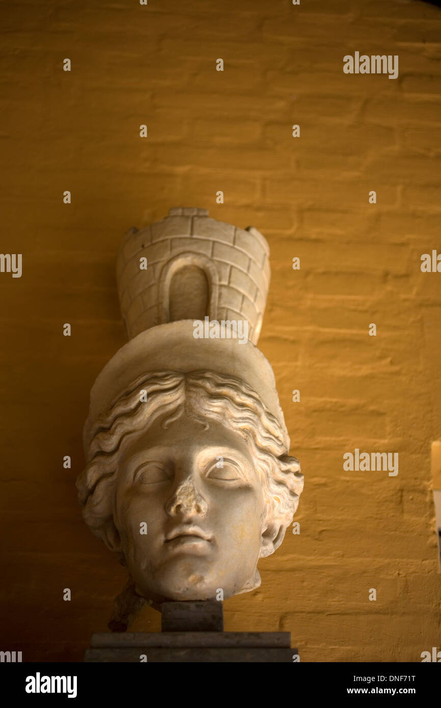 Ora Di Greco God Apollo Statua Testa Di Busto In Marmo Fuso