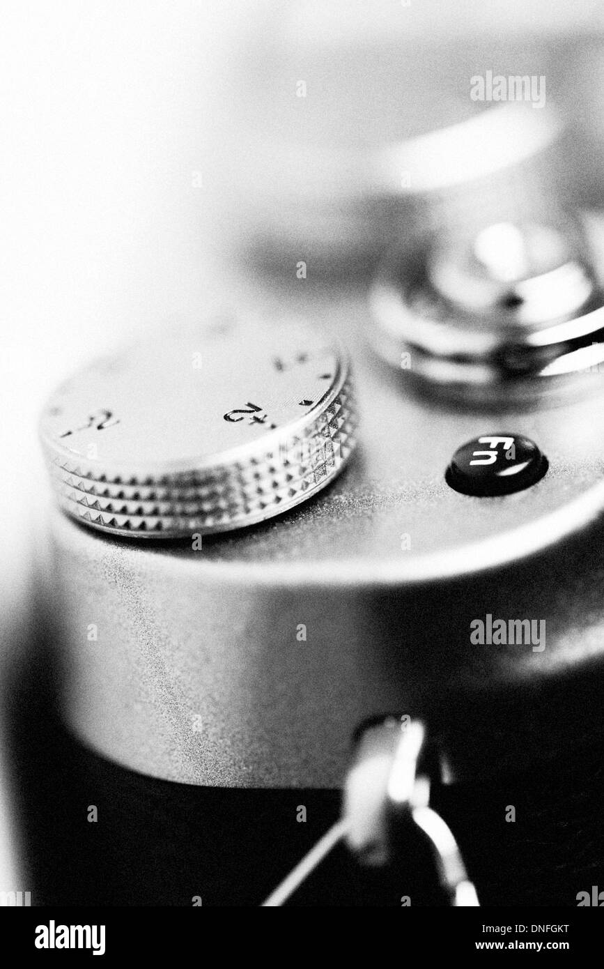 Foto d'epoca i dettagli della fotocamera Foto Stock