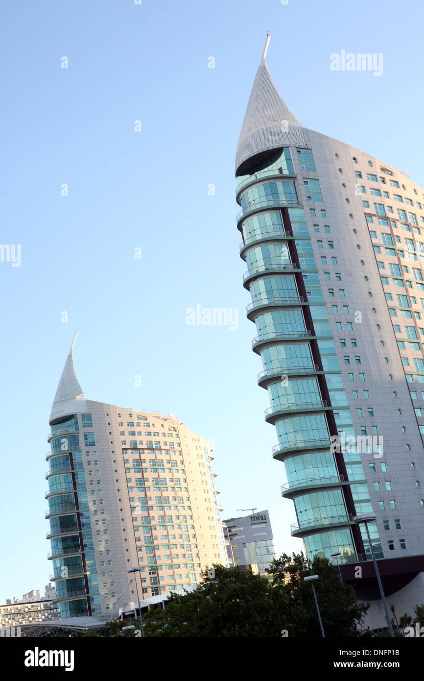 Appartamenti a Parque das Nações, Lisbona Foto Stock