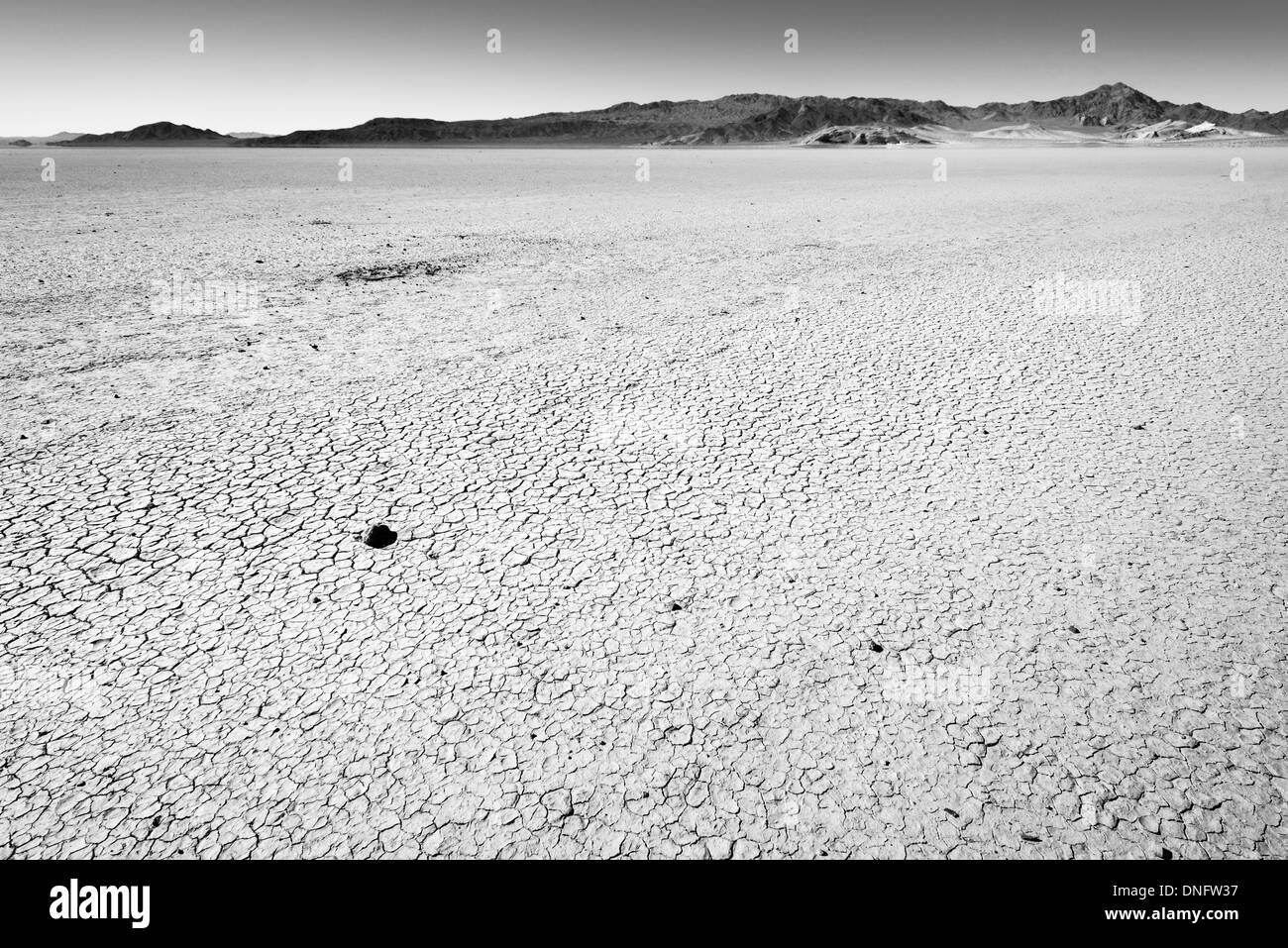 Il terreno asciutto nella Valle della Morte Foto Stock