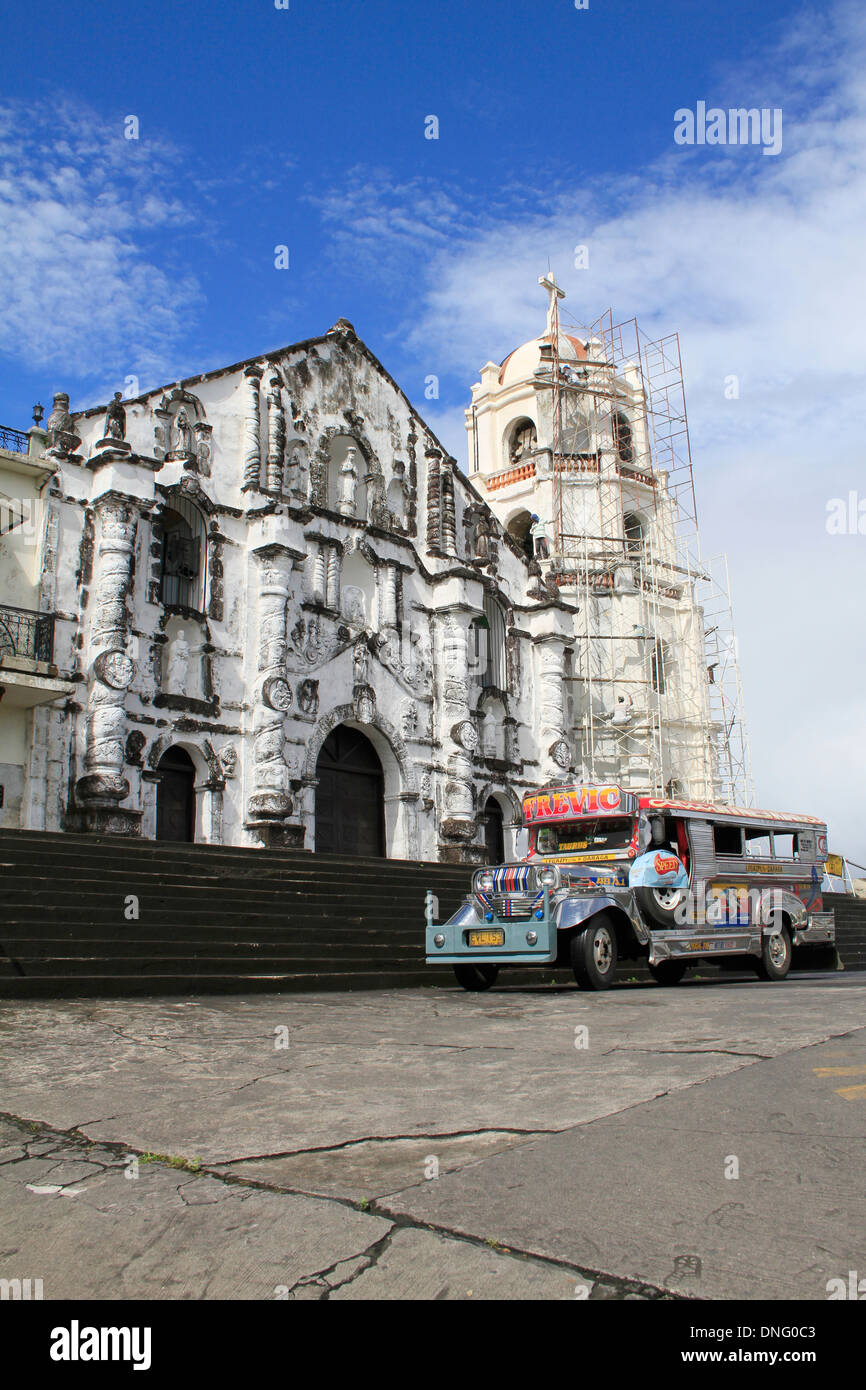 Daraga chiesa nella provincia di Albay, Filippine Foto Stock