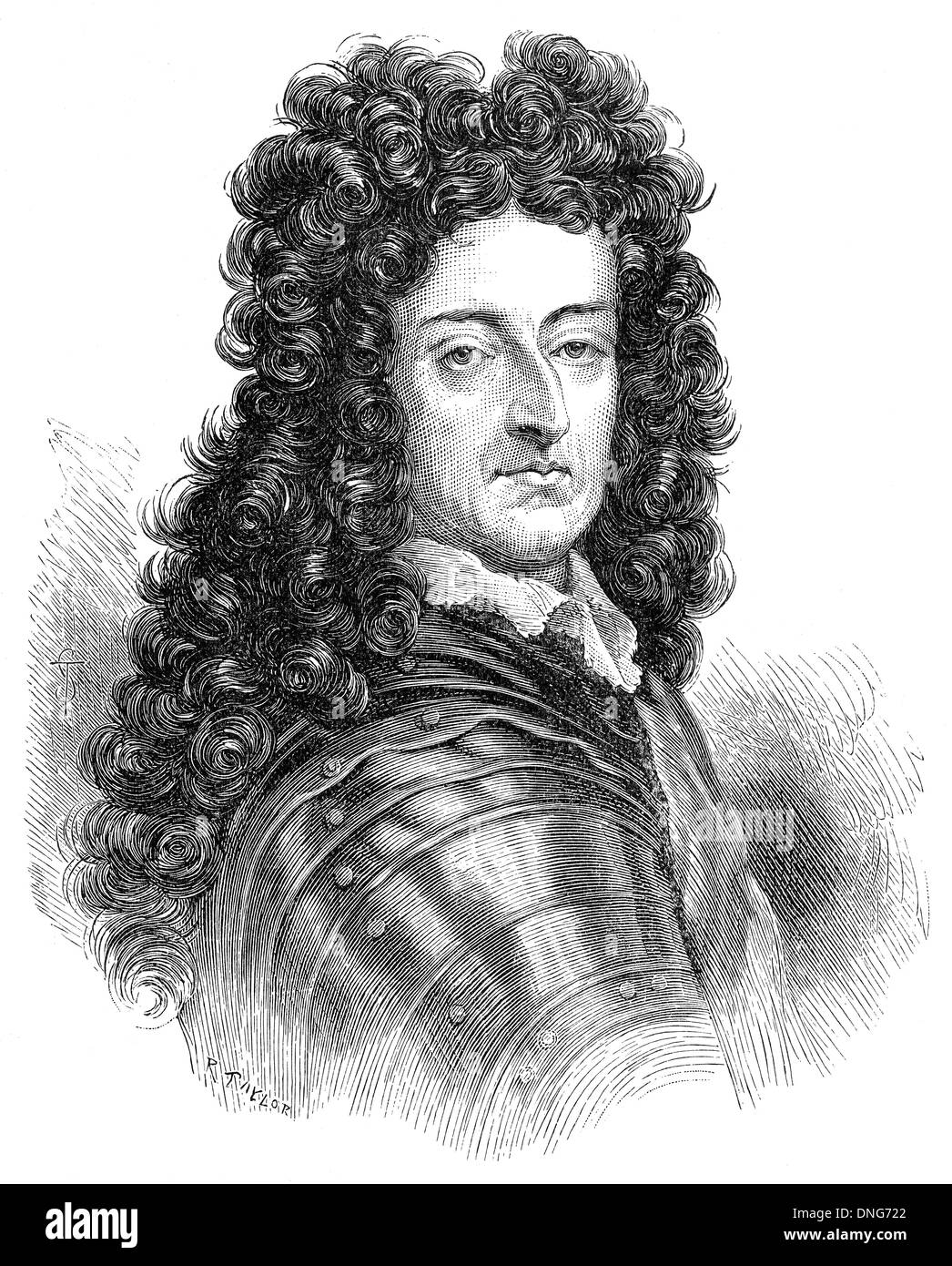 William III & II, 1650 - 1702, il principe di Orange, Stadtholder Guglielmo III d'Orange, come William III Re di Inghilterra e Irlanda, Foto Stock