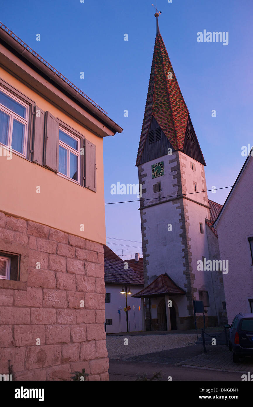 La guglia della Koloman Chrusch in Schwaebisch Gmuend Wetzgau Foto Stock