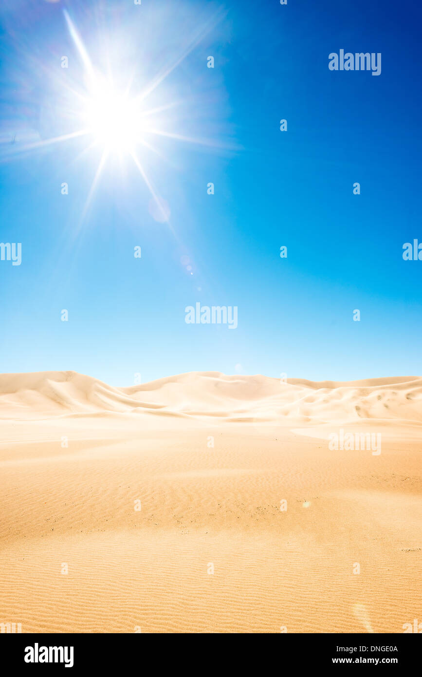 Dumont dune nel Parco Nazionale della Valle della Morte Foto Stock