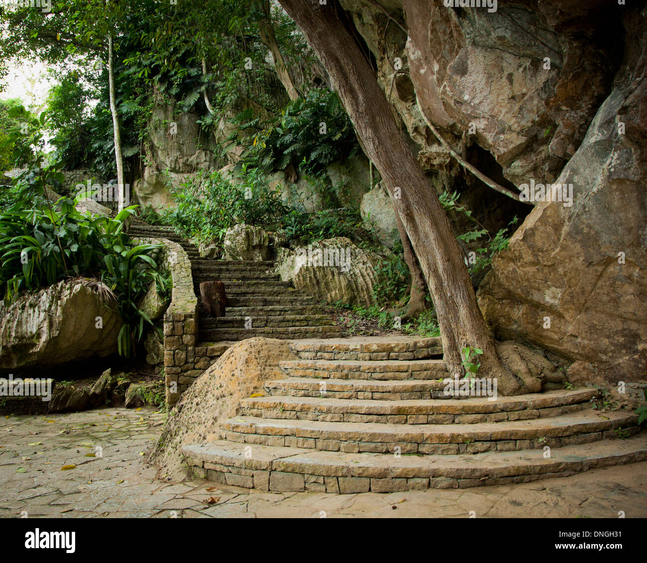 Cueva de Los Portales a Cuba Foto Stock