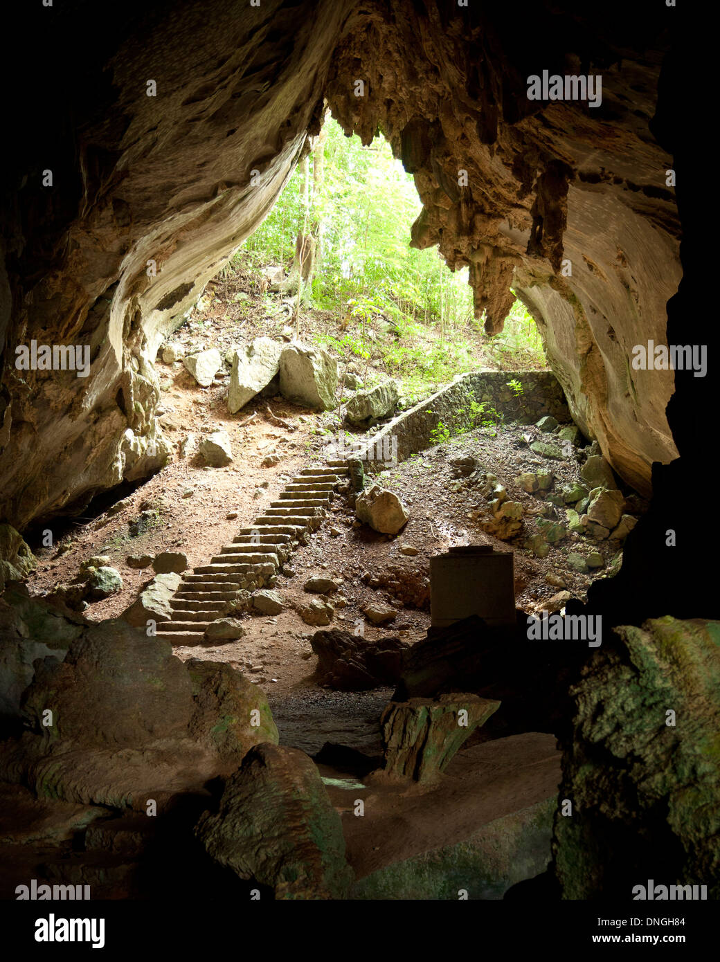 Cueva de Los Portales a Cuba Foto Stock