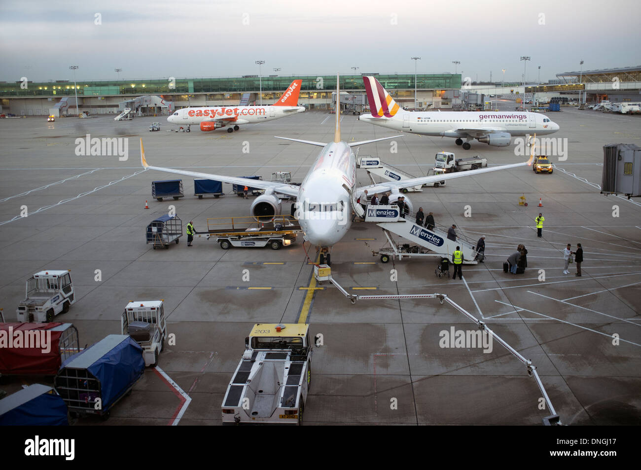 Londra Stansted Aeroporto Essex REGNO UNITO Foto Stock