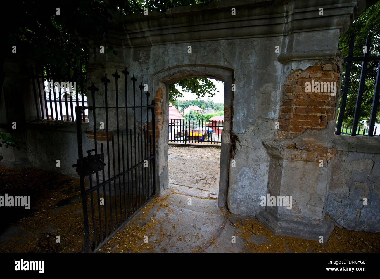 Opatów nel voivodato Świętokrzyskie, Polonia. St Martin's Chiesa Collegiata Foto Stock
