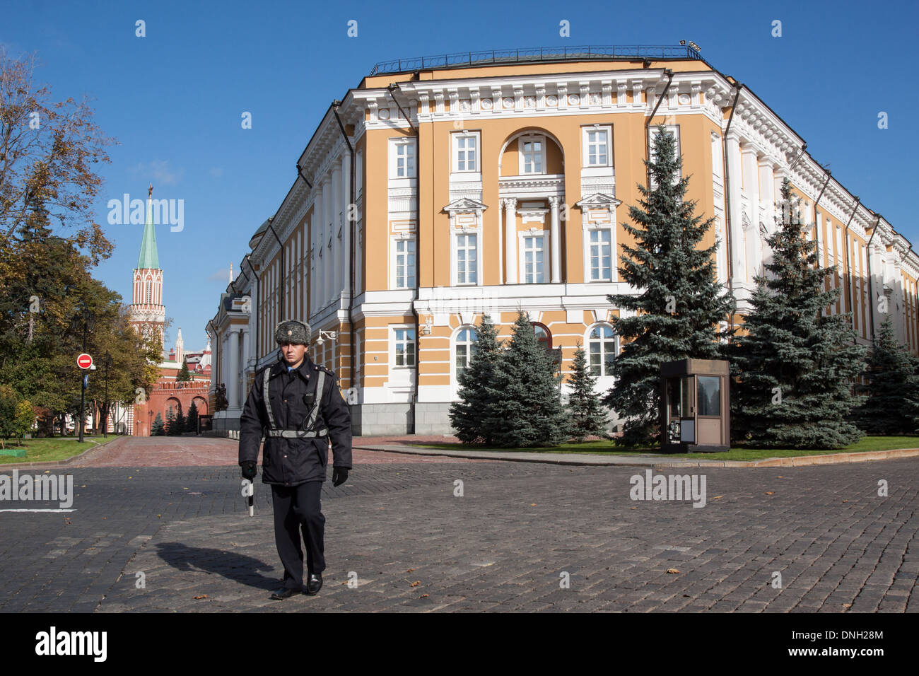 Il palazzo presidenziale, la sede della Federazione il potere politico, il Cremlino di Mosca, Russia Foto Stock