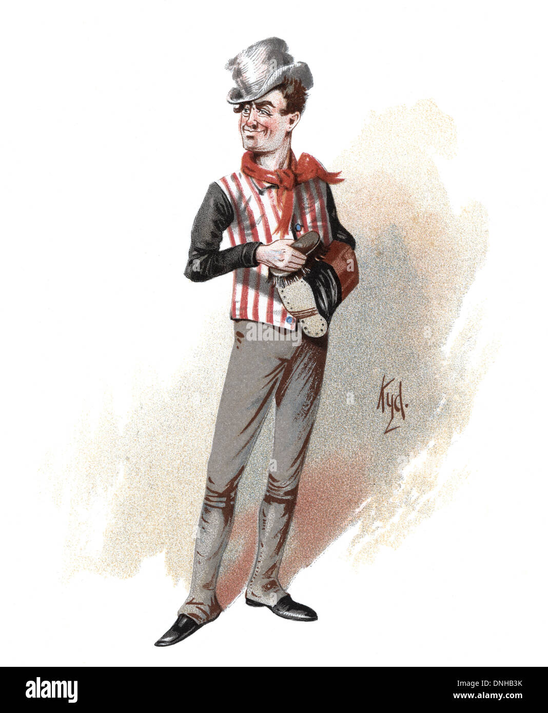 Sam Weller. Personaggio di Dickens. Foto Stock