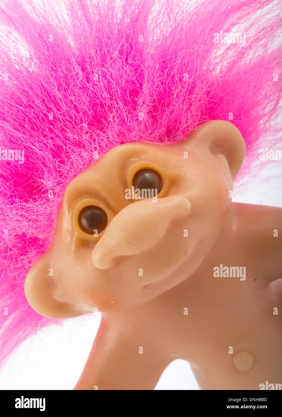 Troll Doll aka bambola diga creata per la prima volta 1959 da Thomas Dam. Foto Stock