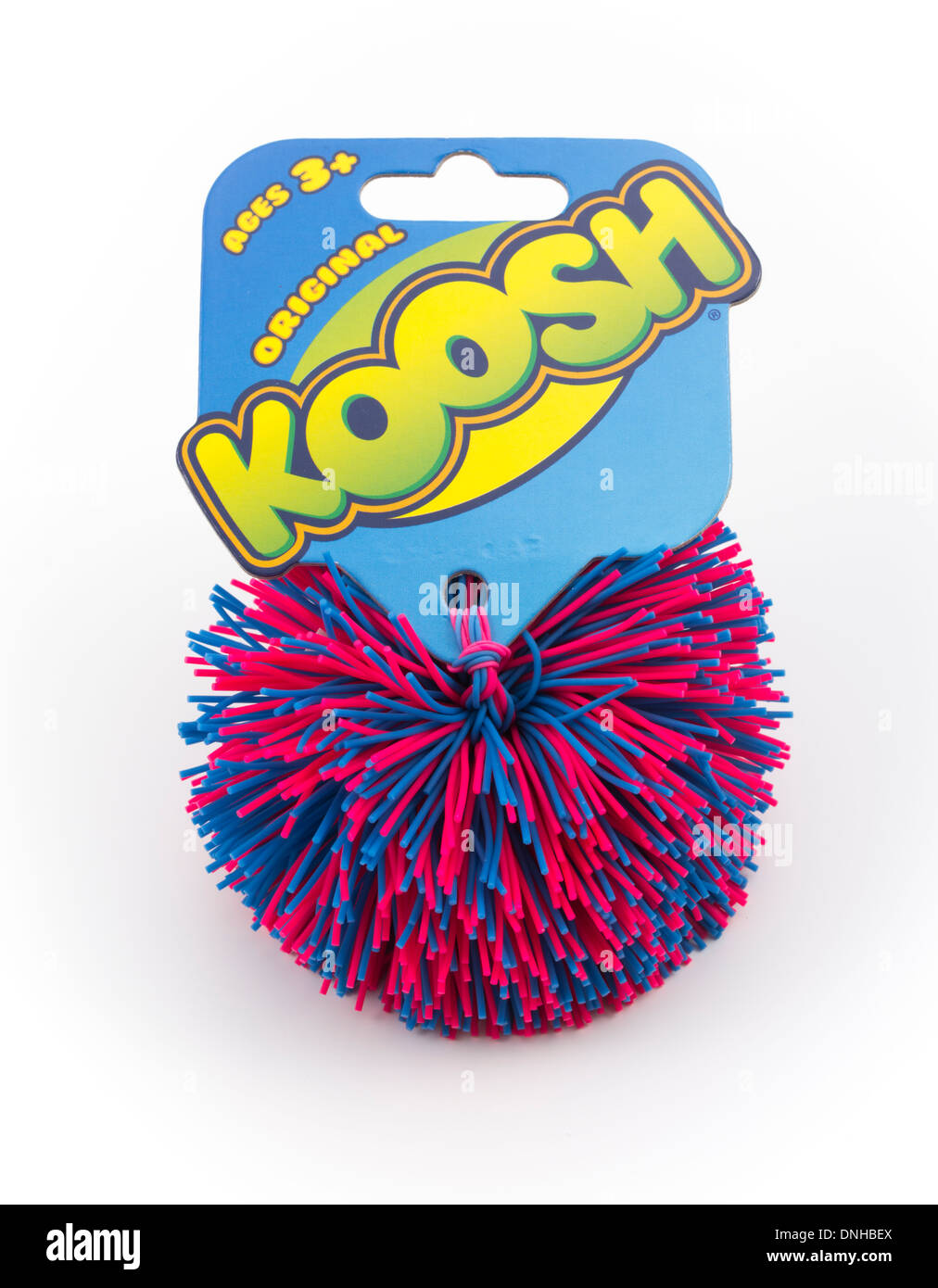 Una pallina Koosh, iconico giocattolo per bambini è. Foto Stock