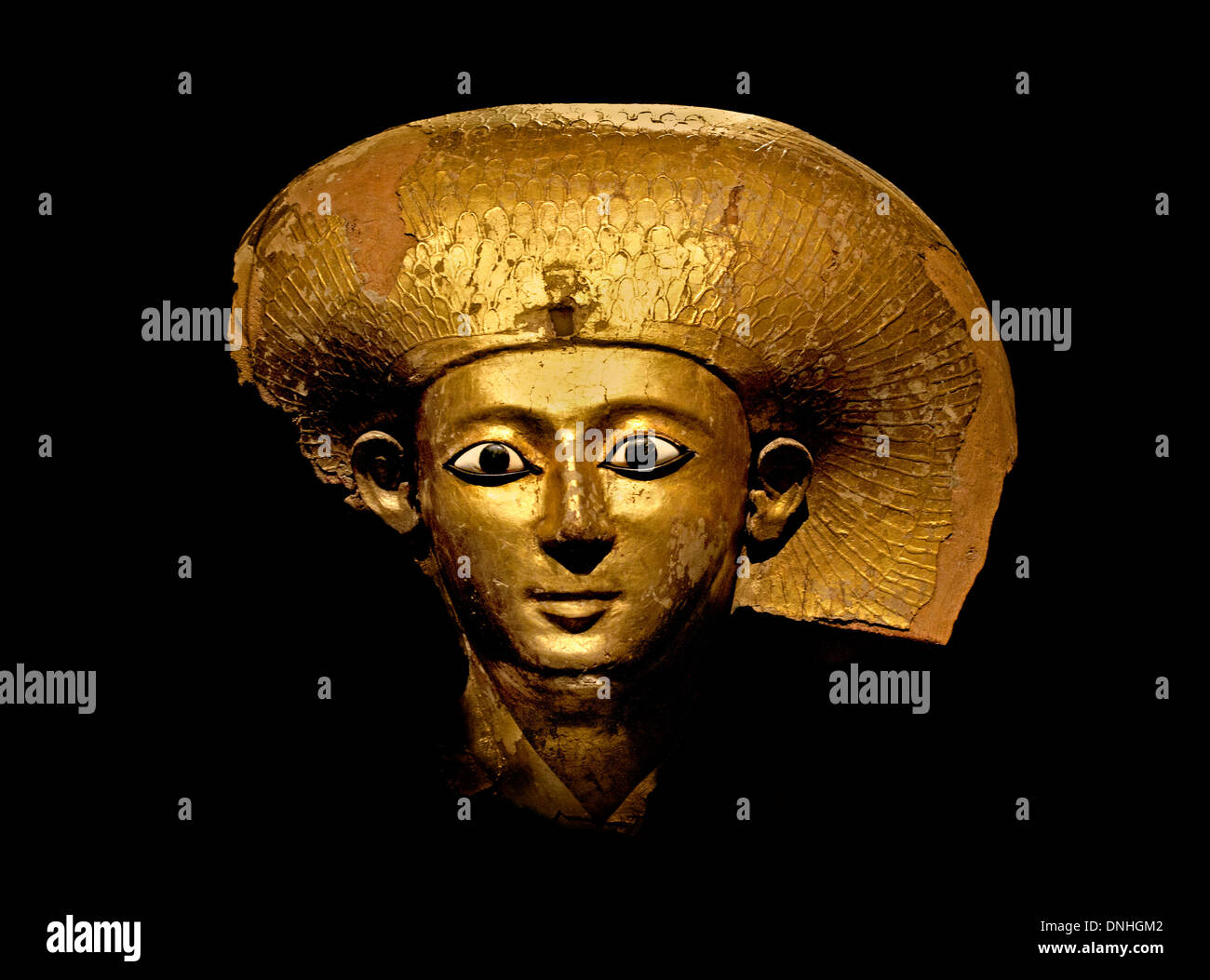 Maschera del feretro Regina Djehutj via satellite - Sitdjehuti - Satibu regola esteri degli Hyksos prima del nuovo regno 1650 BC Egitto Foto Stock