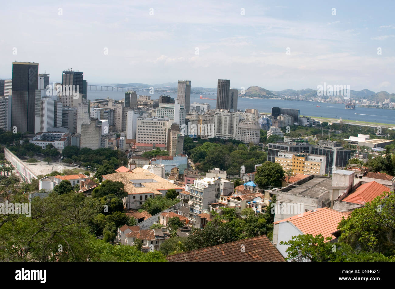 Rio il distretto commerciale di Rio de Janeiro, Brasile Foto Stock