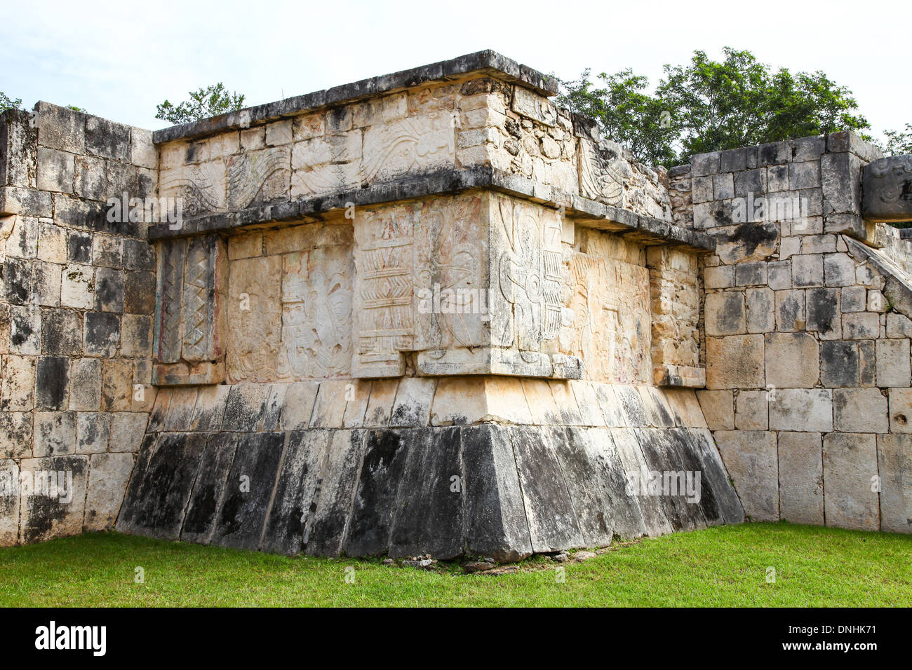 Chichen Itza rovine maya sulla penisola dello Yucatan Messico America del Nord Foto Stock