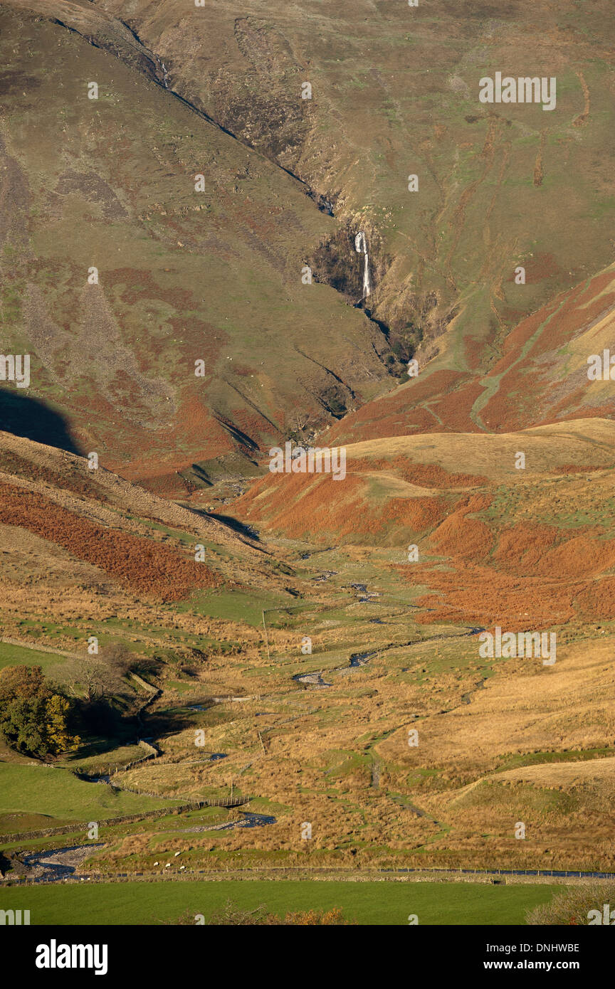 Cautley beccuccio nell'Howgill Fells, vicino a York, Cumbria, Regno Unito. Foto Stock