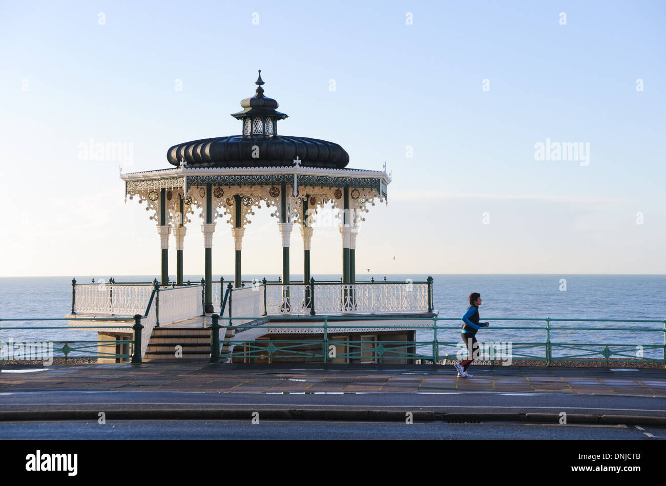 Brighton bandstand UK sul lungomare Foto Stock