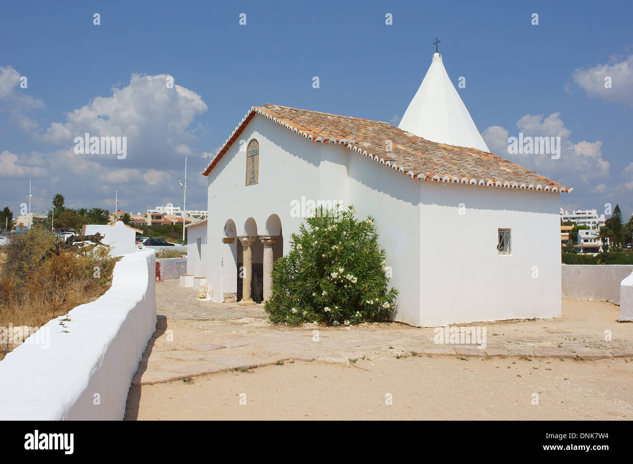 Cappella di Nossa Senhora da Rocha Armacao de Pera Algarve Portogallo Foto Stock