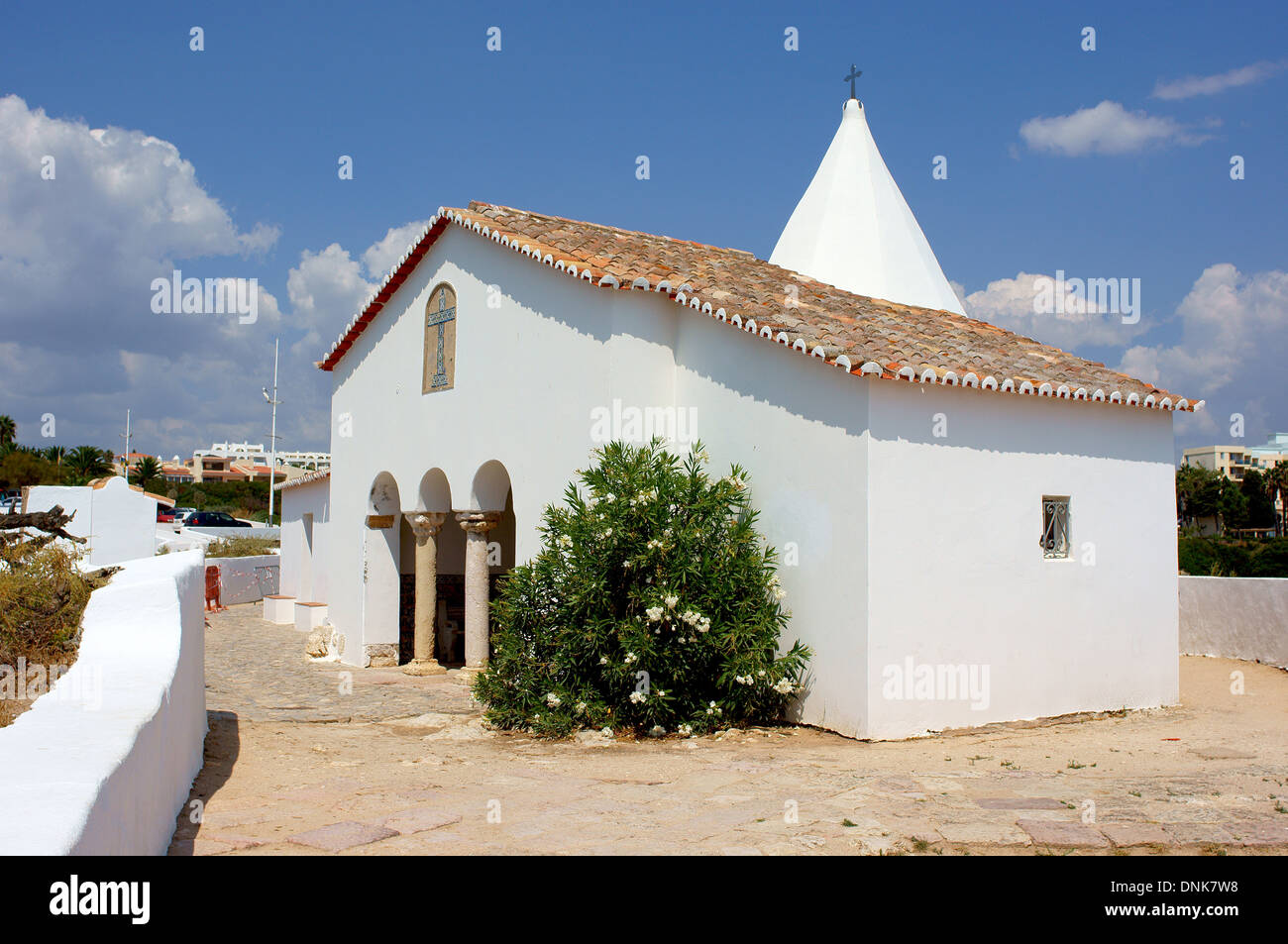 Cappella di Nossa Senhora da Rocha Armacao de Pera Algarve Portogallo Foto Stock