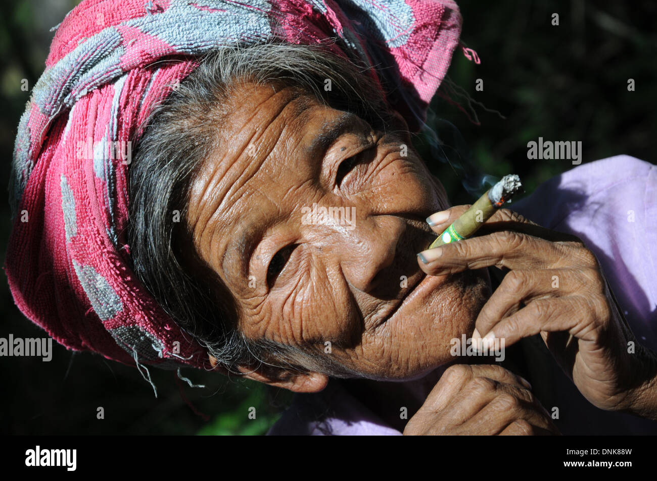 Lago Inle, Myanmar, popolo Shan in Birmania Foto Stock