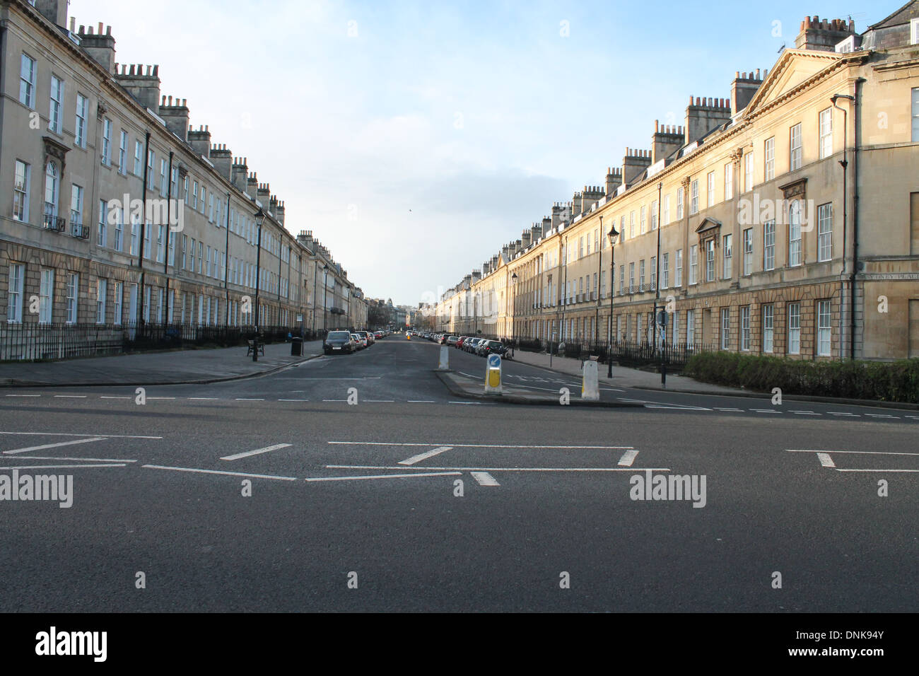 Great Pulteney Street, Bath, Somerset, Regno Unito Foto Stock