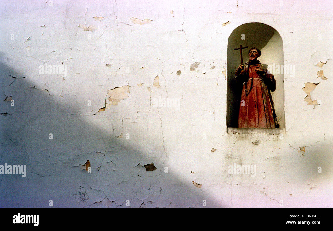 Particolare della facciata del Padres Capuchinos monastero in Plaza de los Dolores o Cristo de Los Faroles,Cordoba,Andalucia,Spagna Foto Stock
