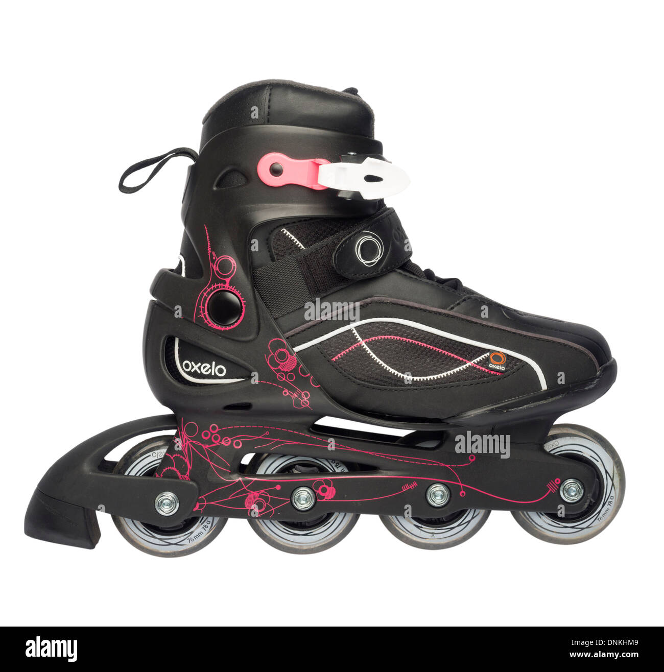 Rullo Coltello intaglio isolato su sfondo bianco Foto Stock