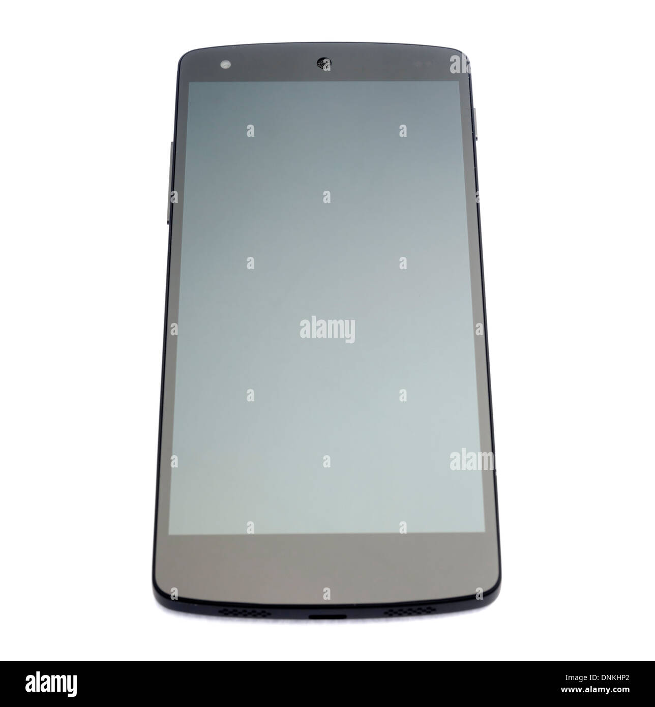 Google Nexus 5 smartphone ritagliare isolati su sfondo bianco Foto Stock