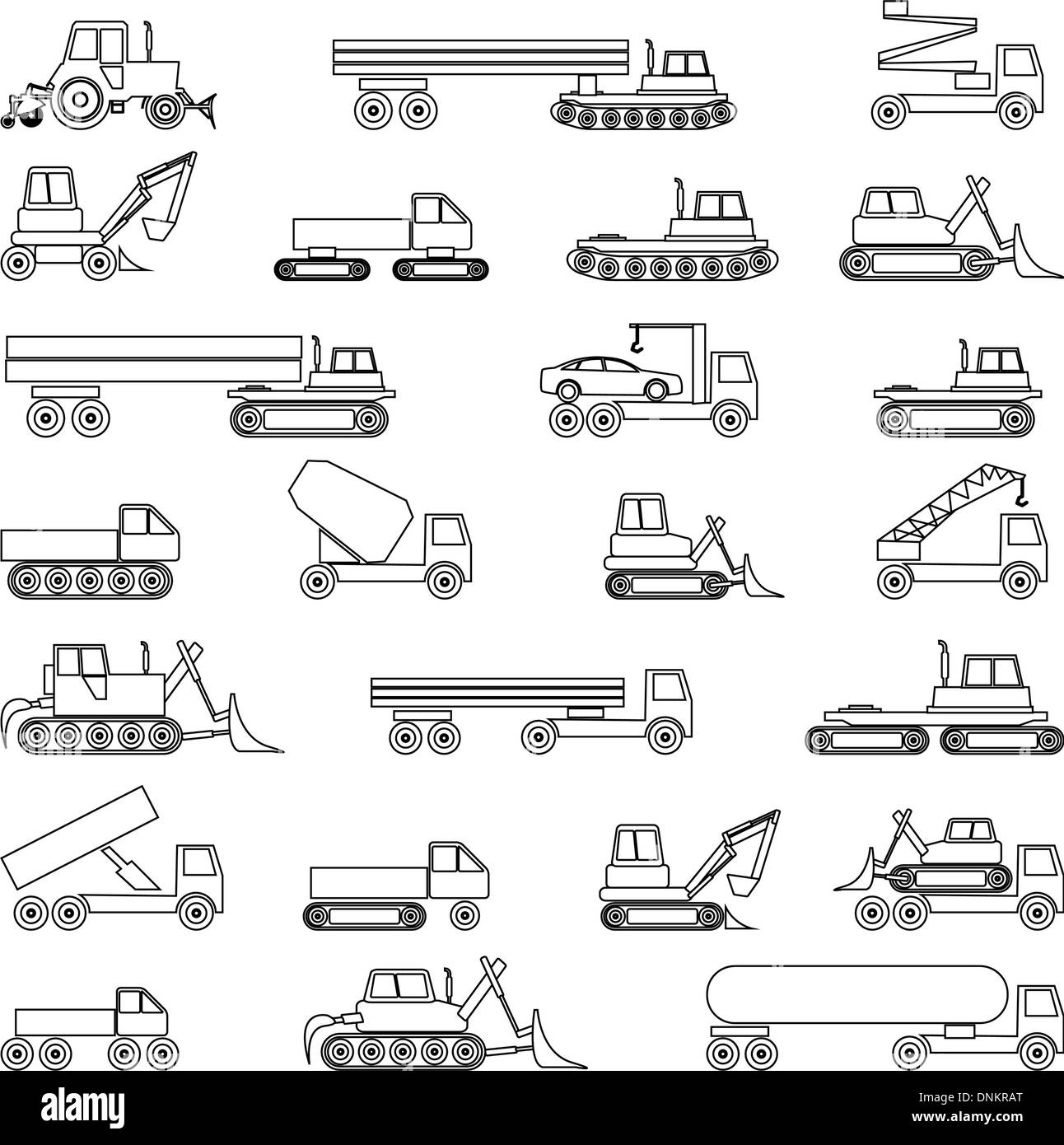 Automobili, veicoli. Corpo vettura. Speciale tecnica di vetture. Illustrazione Vettoriale