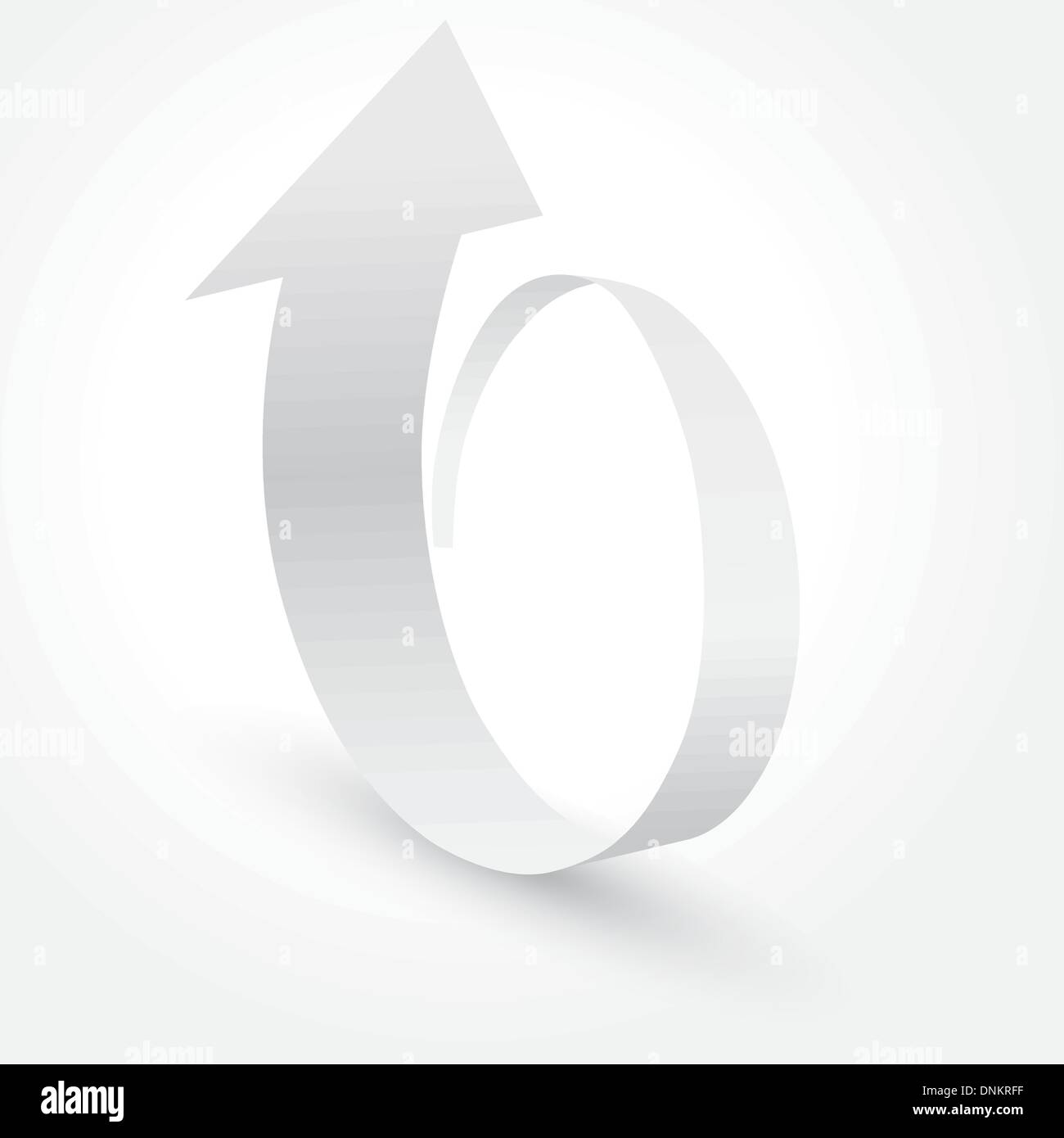 Origami carta freccia, illustrazione vettoriale. Illustrazione Vettoriale