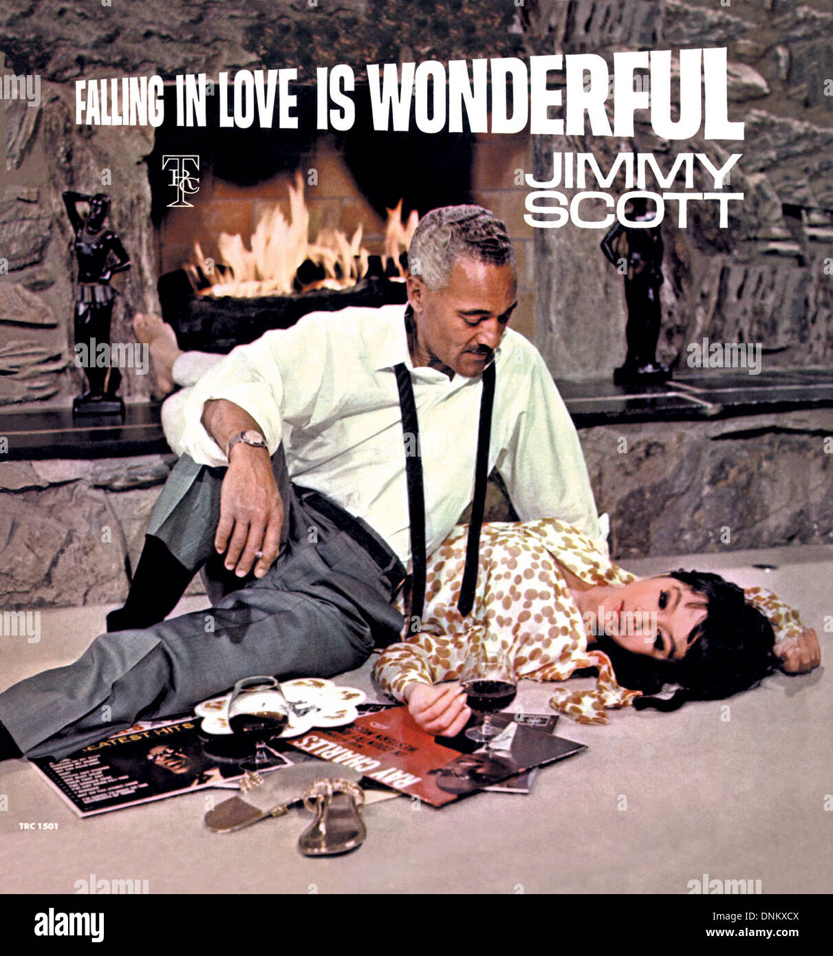 Poco JIMMY SCOTT circa sessanta - cortesia Granamour Weems collezione. Solo uso editoriale. Foto Stock